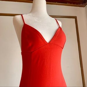 Cute orange summer dress